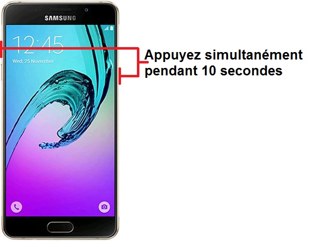 Forcer l’arrêt mon Samsung Galaxy A5 2016 ?