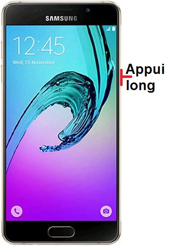 Comment éteindre son Samsung Galaxy A5 2016 ?