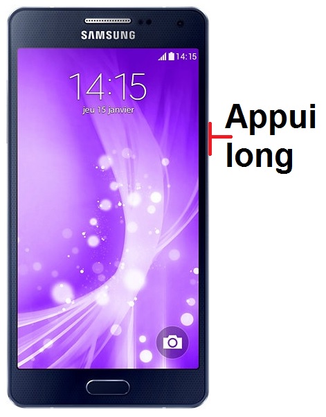 Comment éteindre son Samsung Galaxy A5 ?