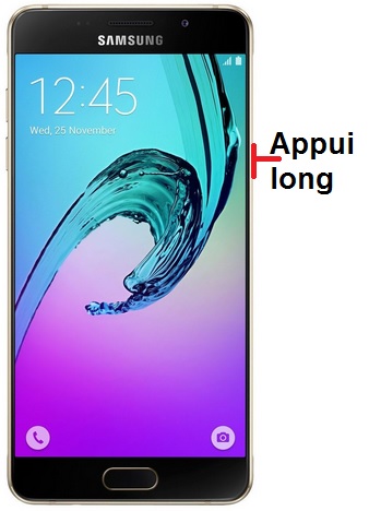 Comment éteindre son Samsung Galaxy A7 2017 ?