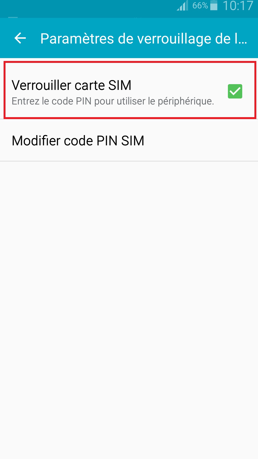 Changer votre code PIN de son Samsung Galaxy S5