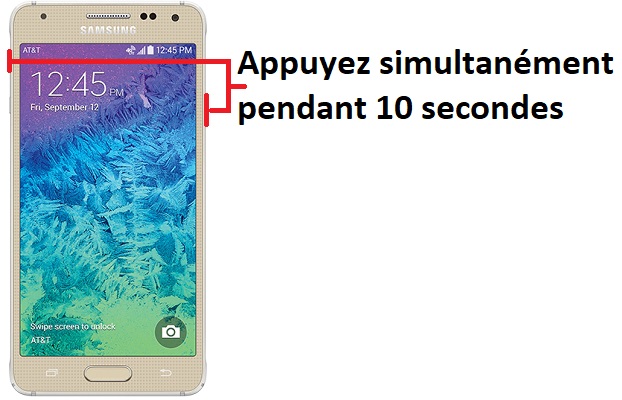 Forcer l’arrêt mon Samsung Galaxy Alpha ?