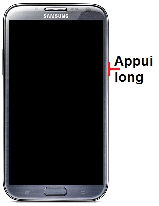 Comment allumer son Samsung Galaxy Note 2 ?