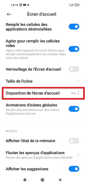 Ajouter des icônes à l’écran d’accueil