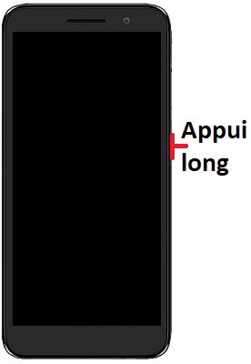 Comment allumer le Alcatel 1 ?