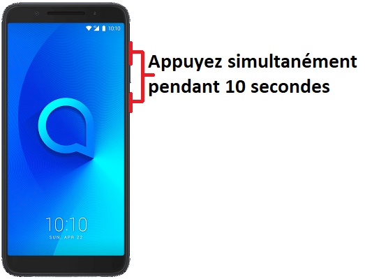 Forcer l’arrêt mon Alcatel 3 ?
