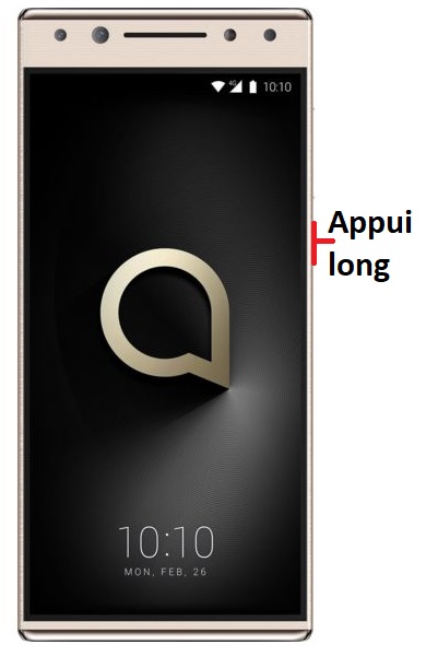 Comment éteindre son Alcatel 5 ?