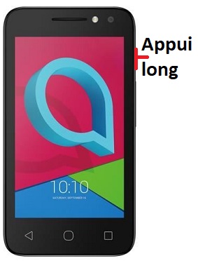 Comment éteindre son Alcatel U3 ?