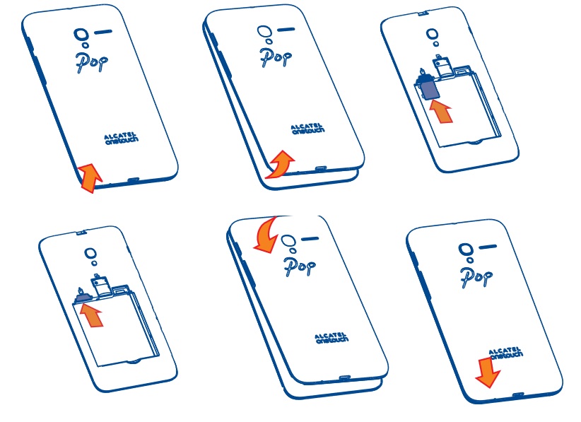 Comment insérer sa carte SIM dans son Alcatel pop 3 ?