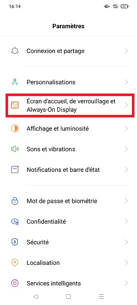 Comment activer Always On Display sur OPPO ?