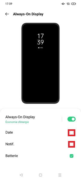 Comment activer Always On Display sur OPPO ?
