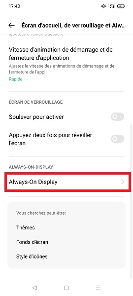 Comment activer Always On Display sur OPPO ?