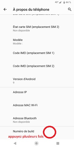 Comment activer le mode développeur sur Android ?