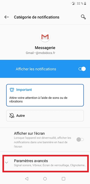 Modifier le son de notification pour l’application Gmail