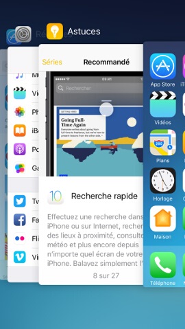Application récente sur iPhone 4S / 5 / 5S / 6 / 6S / 7 / 8