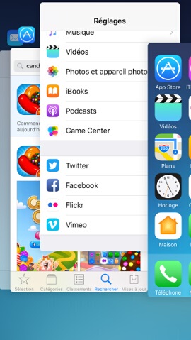 Application récente sur iPhone 4S / 5 / 5S / 6 / 6S / 7 / 8