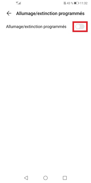 Comment activer un allumage et extinction automatique ?