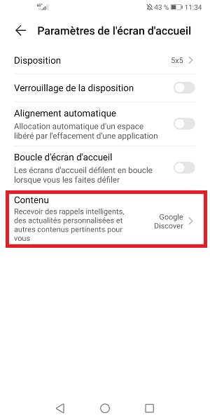 Comment supprimer l’écran d’information Google Discover ?