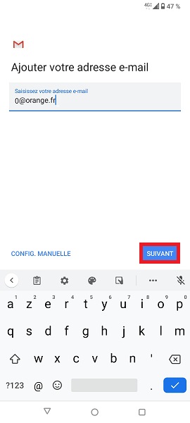 Configuration d’un compte e-mail 