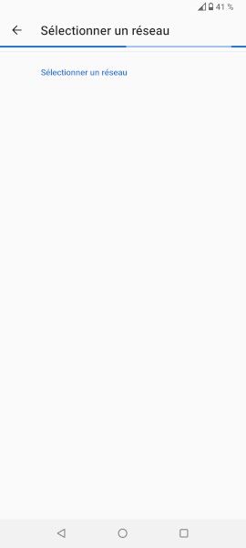 Effectuer une recherche manuelle des réseaux