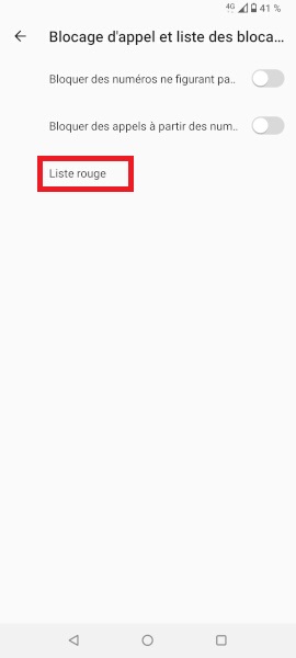 Bloquer un numéro d’un ou plusieurs correspondants