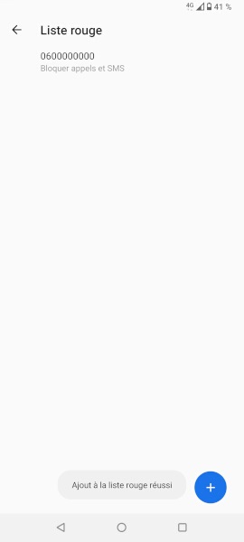 Bloquer un numéro d’un ou plusieurs correspondants