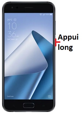 Comment éteindre son Asus Zenfone 4 ?