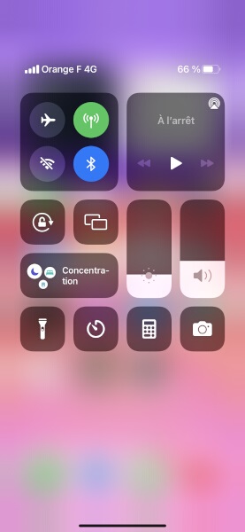 Personnaliser le centre de contrôle