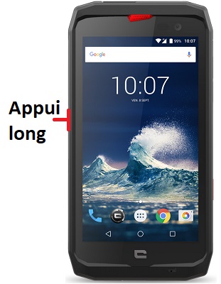 Comment éteindre son Crosscall Action X3 ?