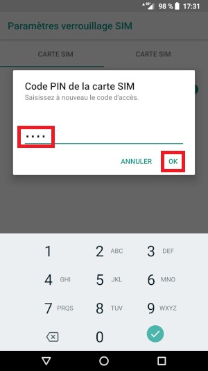 Changer votre code PIN de son Crosscall Trekker X4.