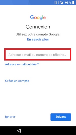Compte Google :