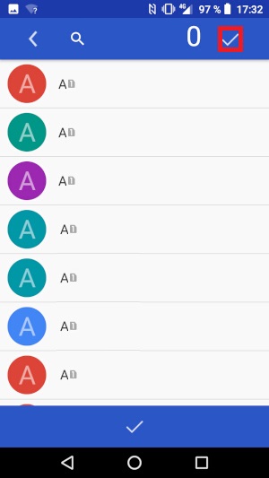 Importer contacts depuis la SIM vers le téléphone.