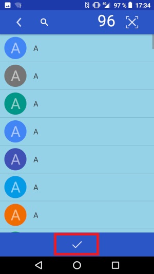 Importer contacts du téléphone vers la SIM.