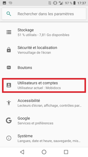 Créer ou connecter un compte Google sur son Crosscall