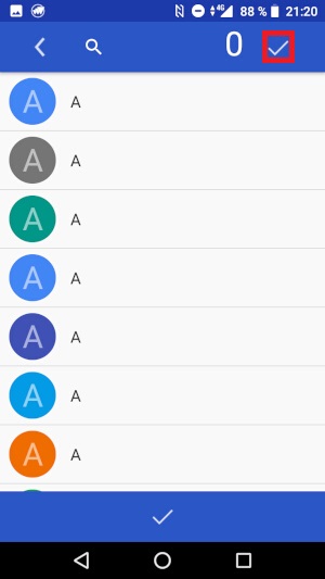 Copier vos contacts sur votre Compte Google.