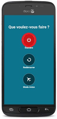 Comment éteindre son Doro 8040 ?