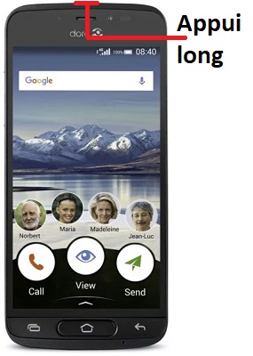Comment éteindre son Doro 8040 ?