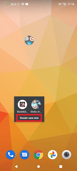 Nommez votre dossier.