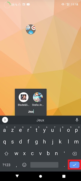 Nommez votre dossier.