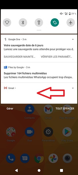 Comment désactiver ou mettre en mode silencieux les notifications reçues ?