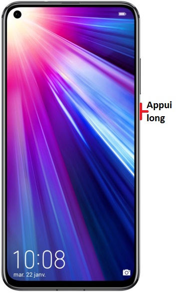 Comment éteindre son Honor View 20 ?