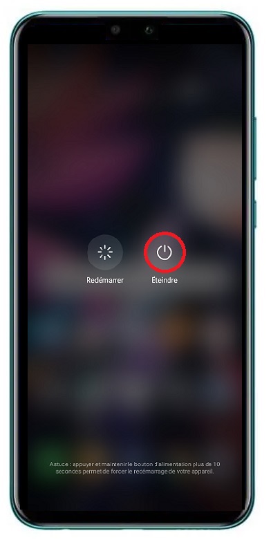 Comment éteindre son Huawei Y9 2019 ?