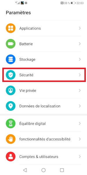 Changer votre code PIN de son Honor View 30.