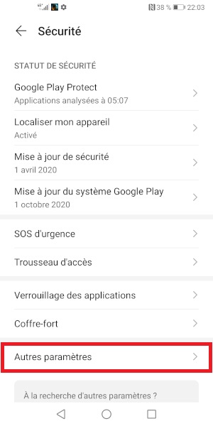 Changer votre code PIN de son Honor View 30.
