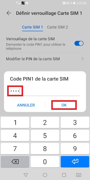 Changer votre code PIN de son Honor View 30.