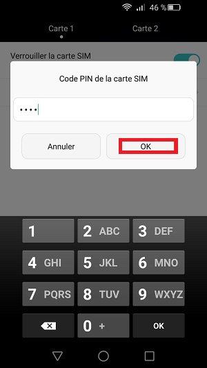 Changer votre code PIN de son Honor 4X