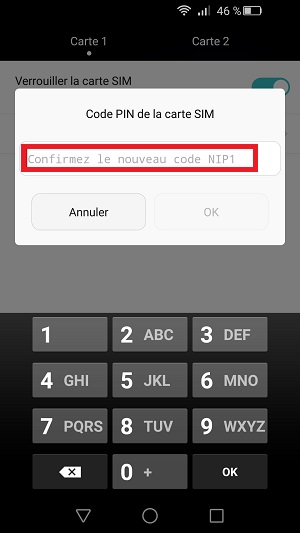 Changer votre code PIN de son Honor 4X