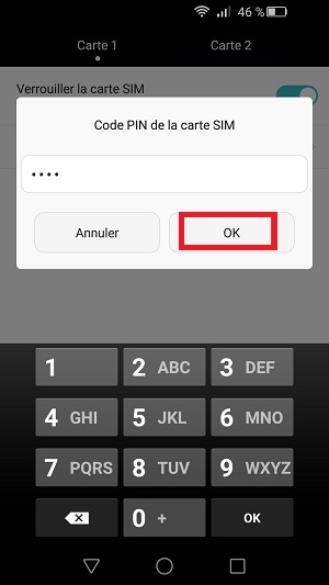 Changer votre code PIN de son Honor 4X