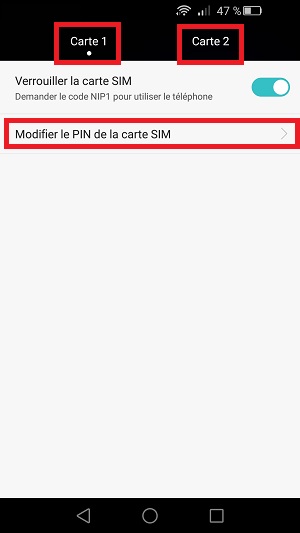 Changer votre code PIN de son Honor 4X
