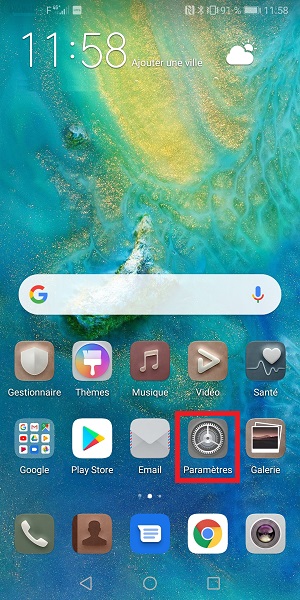 Changer votre code PIN de son Huawei Mate 20.